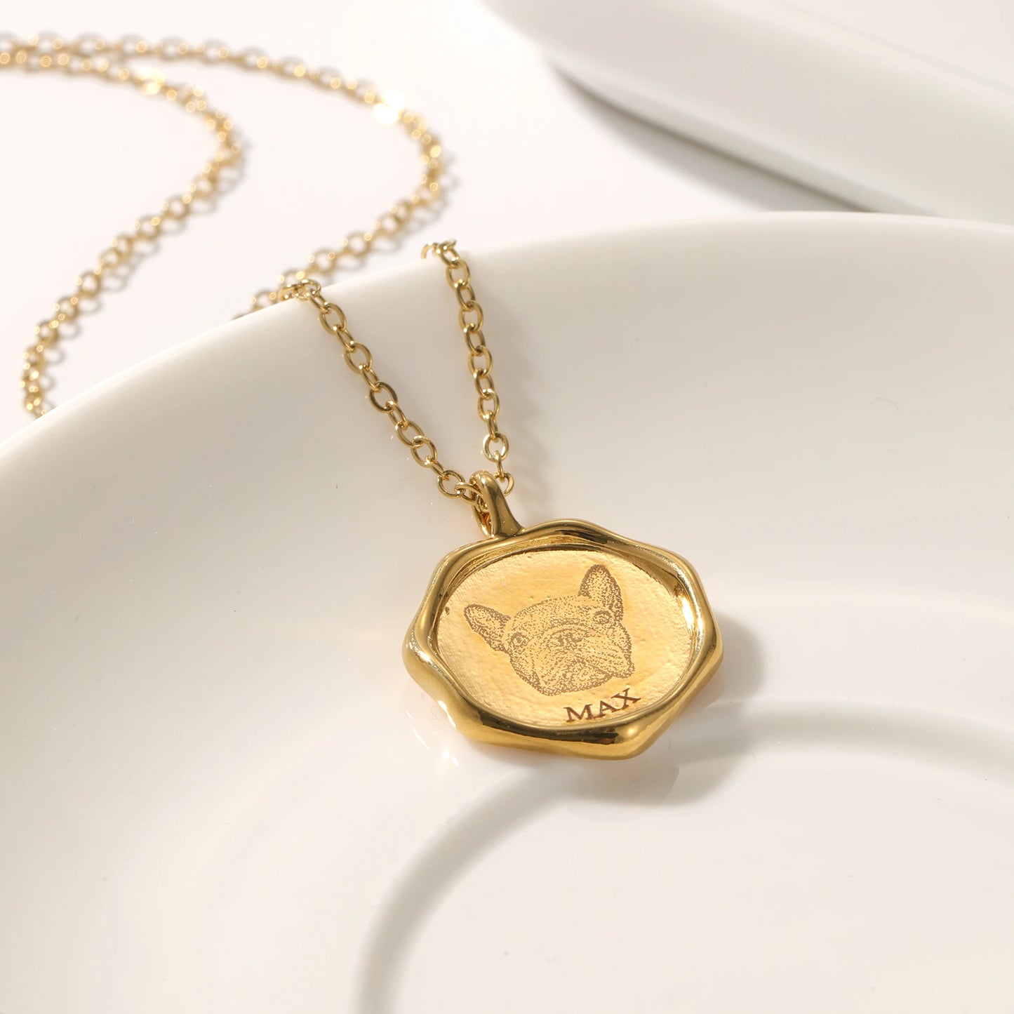 3D Personalized Pet Portrait Necklace