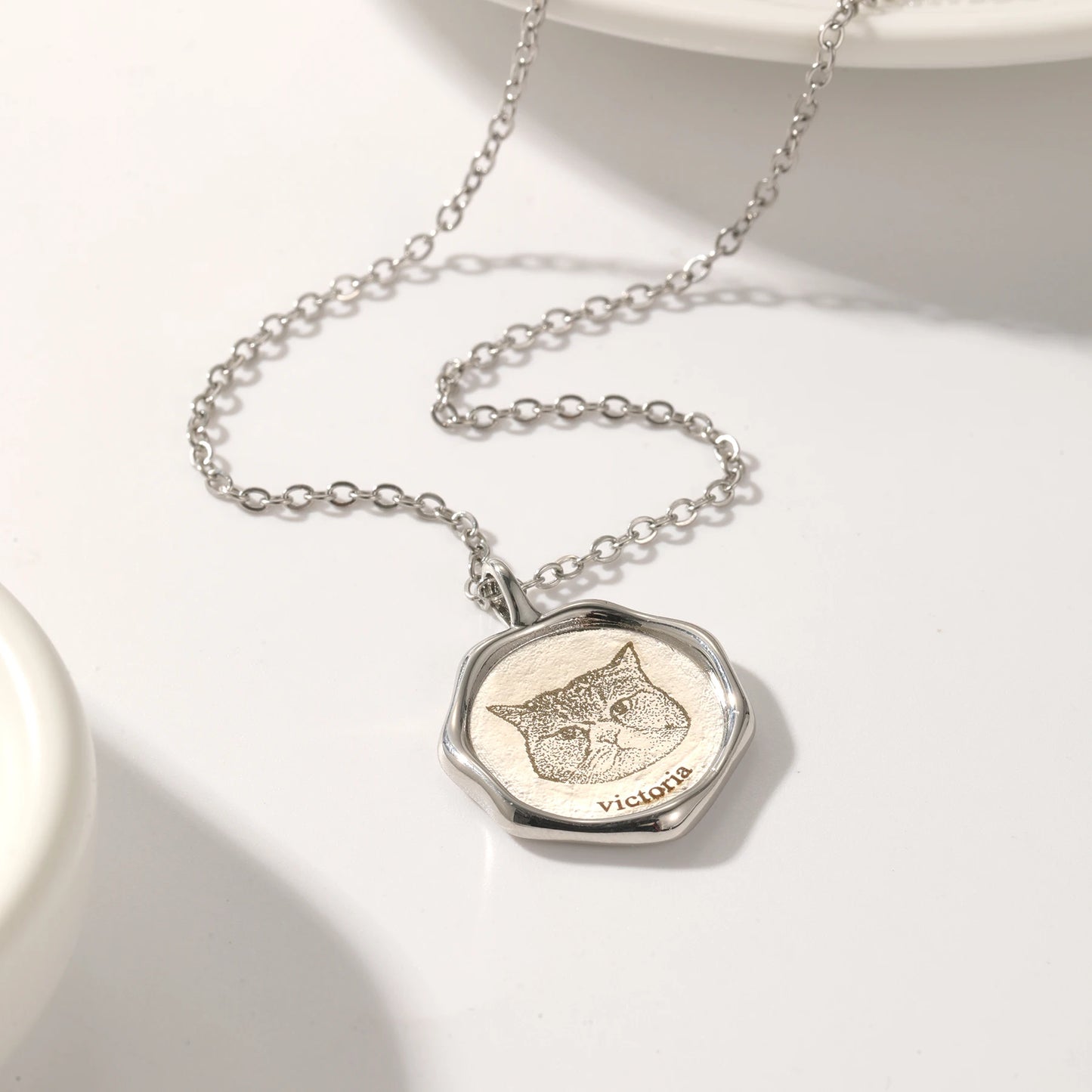 3D Personalized Pet Portrait Necklace