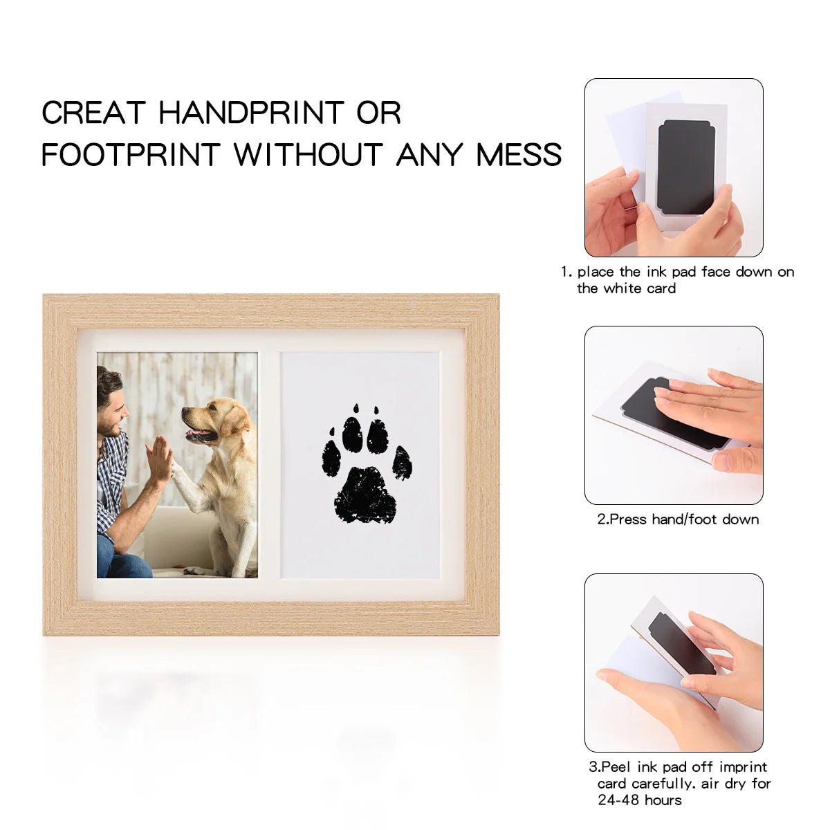 Pet Paw Print Ink Kit w/ Frame