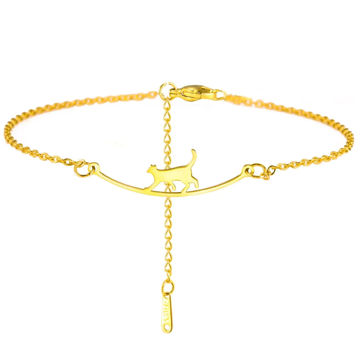 Adjustable Dreamtimes Cat Anklet