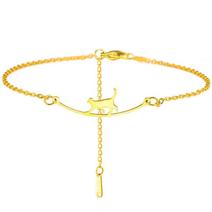 Adjustable Dreamtimes Cat Anklet
