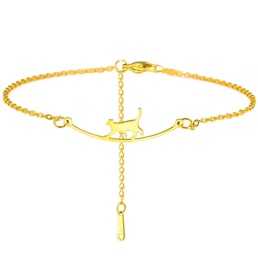 Adjustable Dreamtimes Cat Anklet