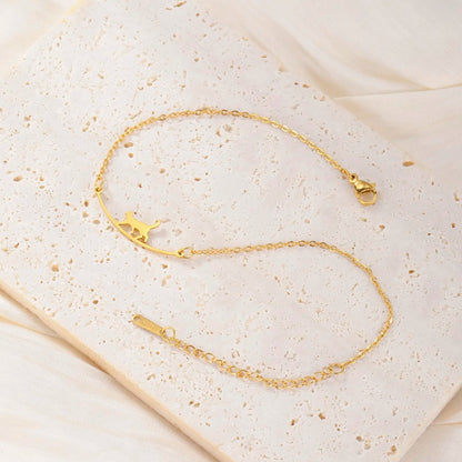 Adjustable Dreamtimes Cat Anklet