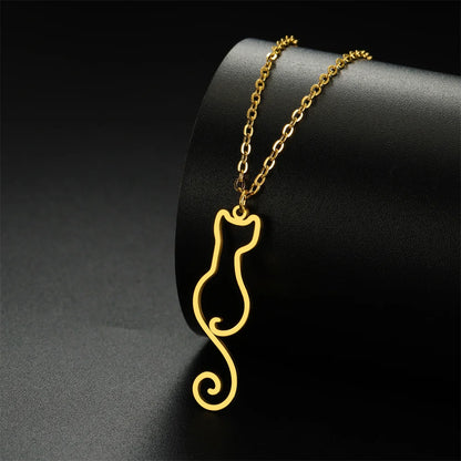 Lovely Cats Pendant Necklace