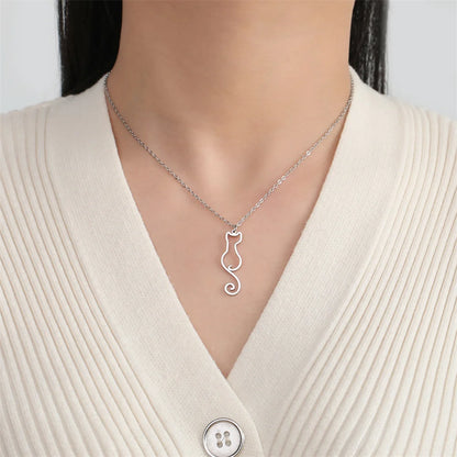 Lovely Cats Pendant Necklace