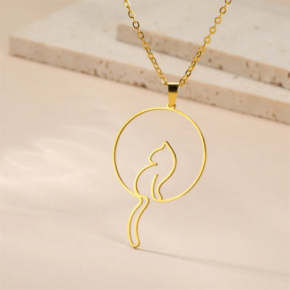 Lovely Cats Pendant Necklace