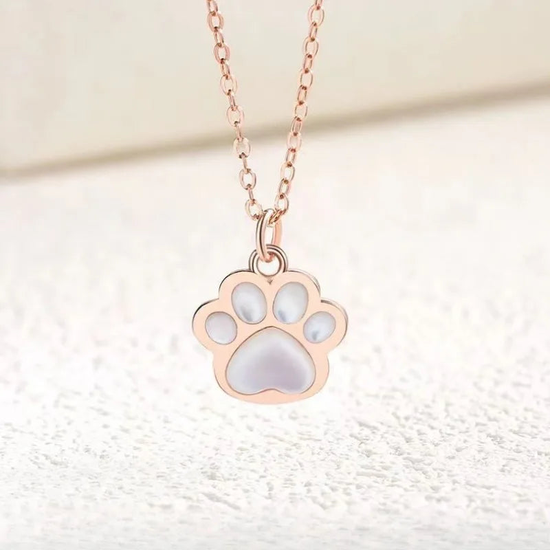 Animal Cat Paw Necklace
