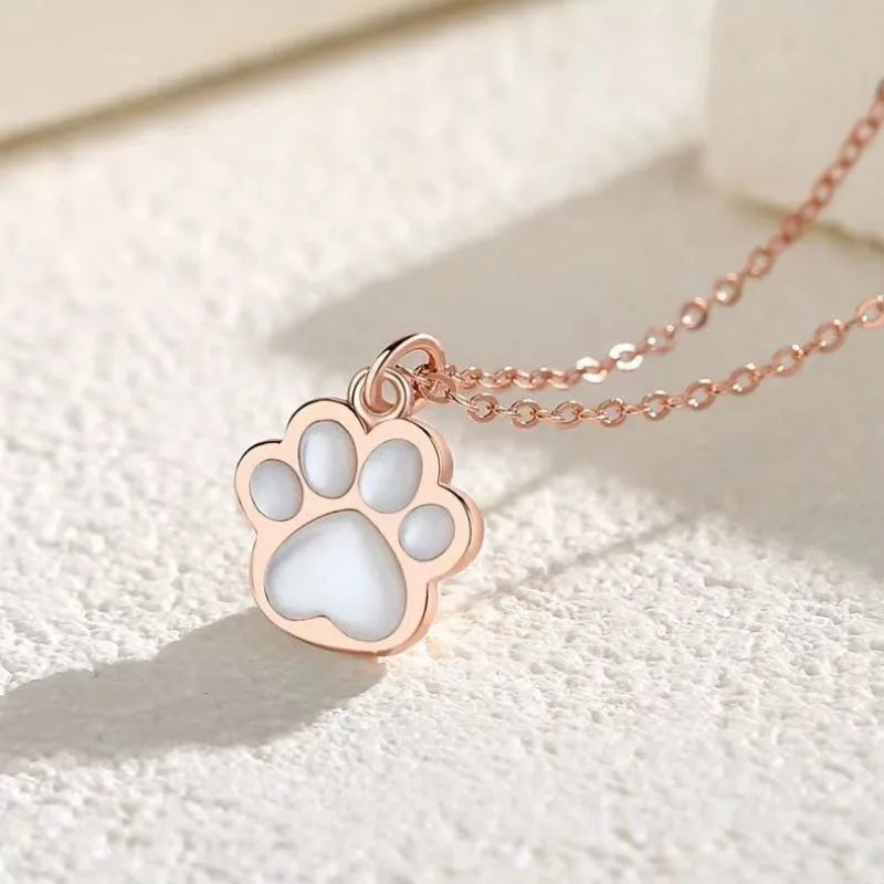 Animal Cat Paw Necklace