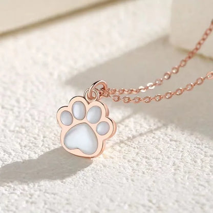 Animal Cat Paw Necklace