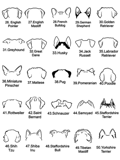 Custom Dog Ears & Photo Projection Bracelet