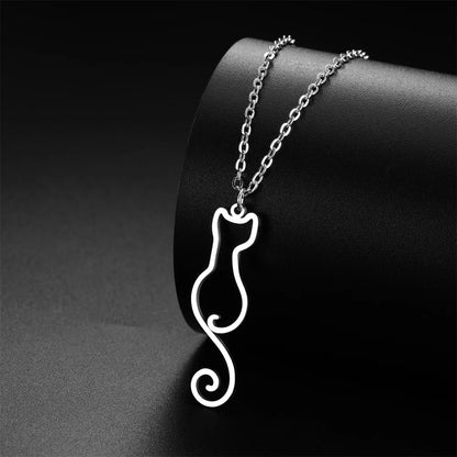 Lovely Cats Pendant Necklace
