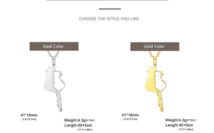 Lovely Cats Pendant Necklace