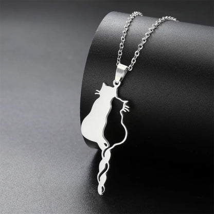 Lovely Cats Pendant Necklace