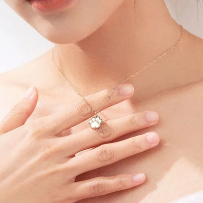 Animal Cat Paw Necklace