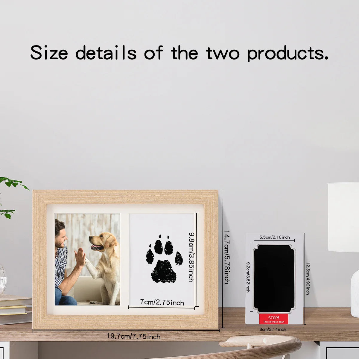 Pet Paw Print Ink Kit w/ Frame