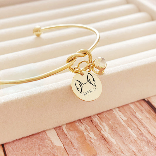 Custom Dog Ears & Photo Projection Bracelet
