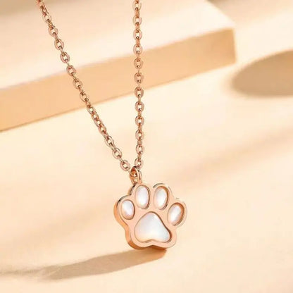 Animal Cat Paw Necklace