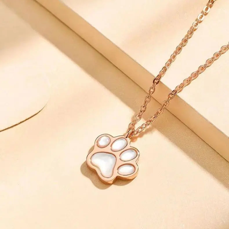 Animal Cat Paw Necklace