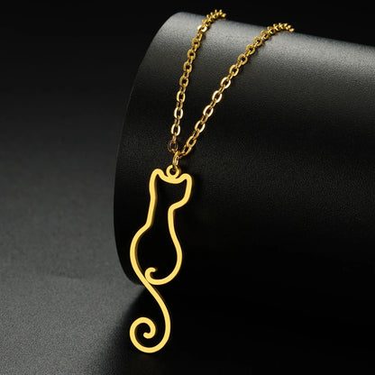 Lovely Cats Pendant Necklace