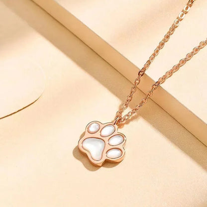 Animal Cat Paw Necklace
