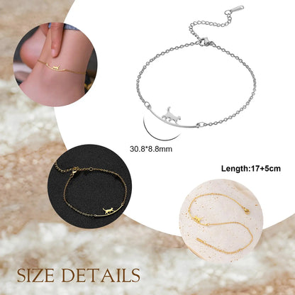 Adjustable Dreamtimes Cat Anklet