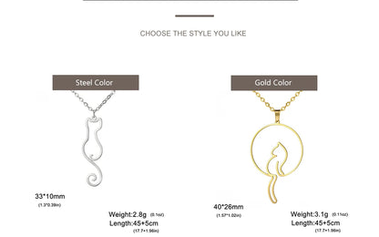 Lovely Cats Pendant Necklace