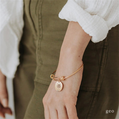 Personalized Pet Photo Disc Bracelet